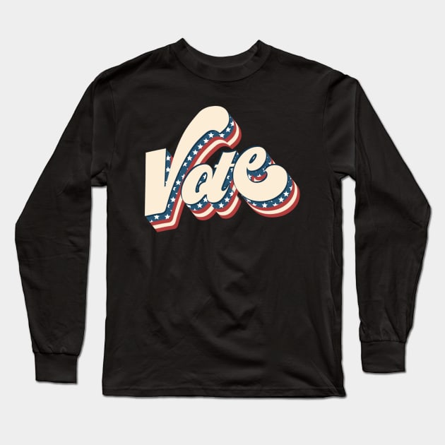 Vote Vote Vote Long Sleeve T-Shirt by kikiao